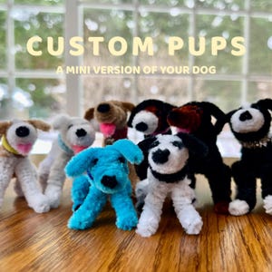 Personalisierter Pfeifenreiniger Welpe: Handgemachte Hundekunst