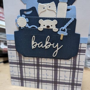 Tarjeta de bebé niño