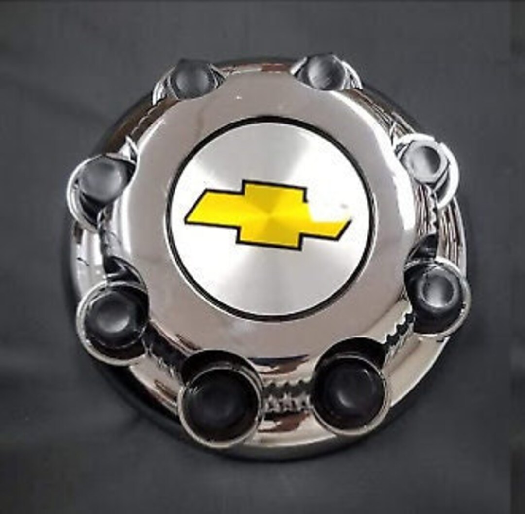 4 Pack Black Chrome 8 Lug Center Caps – For Chevy Express Van 2500 3500 9597163