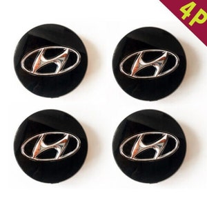 4ea hyundai sonata wheel center hub caps , black 52960-3s110