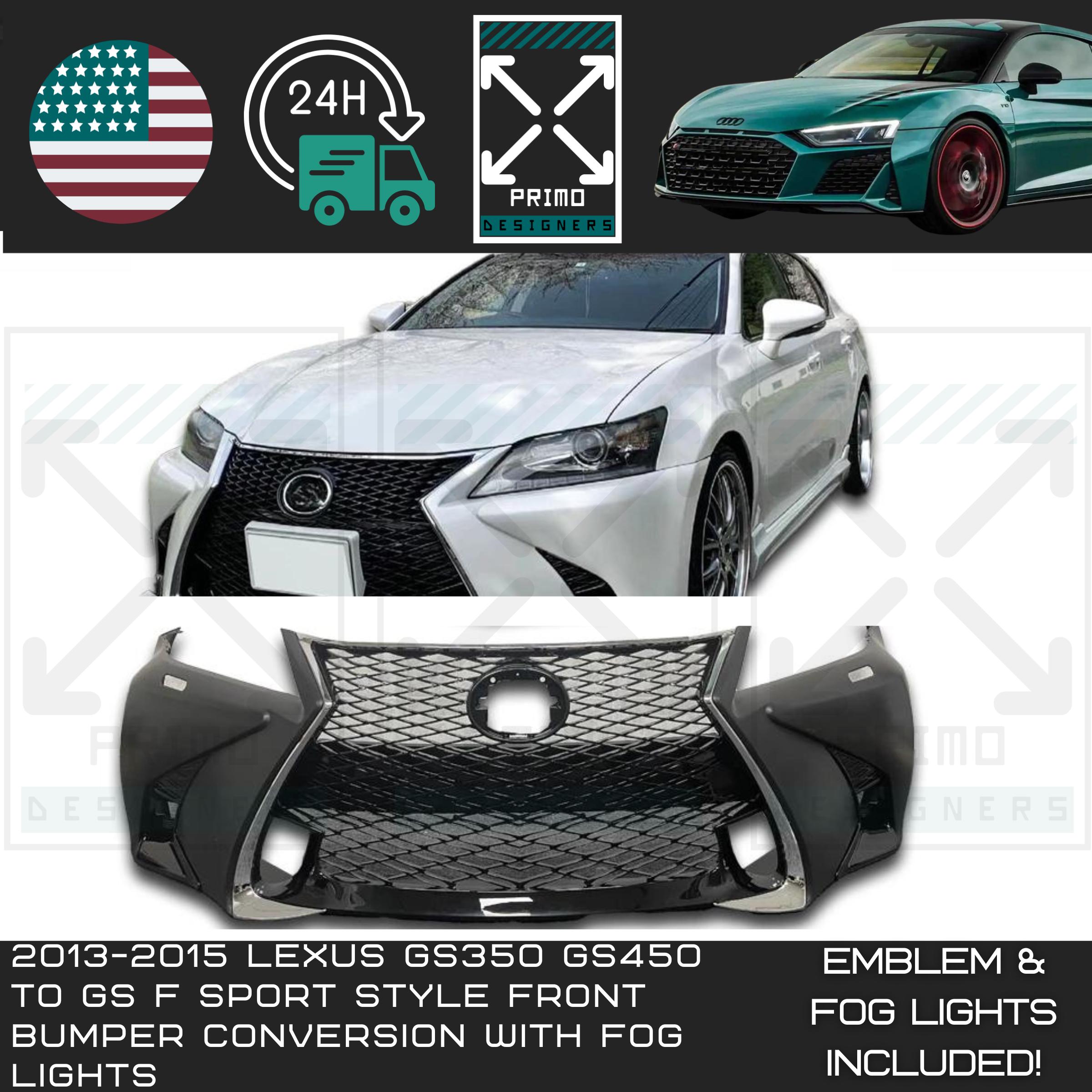 For 2013-2015 LEXUS GS350 GS450 to GS F Sport Style Front Bumper