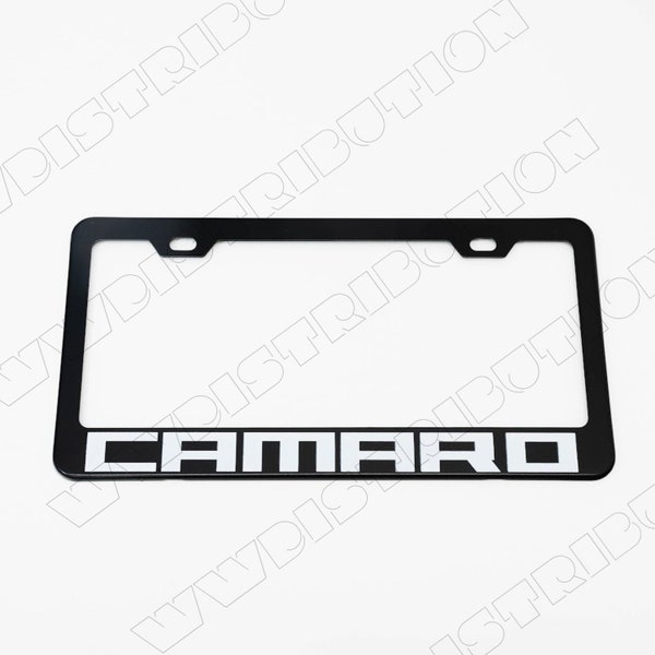 Fits for chevy chevrolet camaro stainless steel finished license plate frame holder rust free brand new