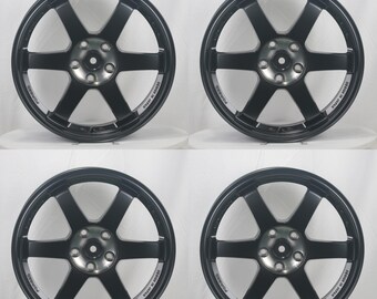 new 18" te37 rays style wheels rims 18x8 +35 (5x114.3) cb:73.1 alloy for lexus