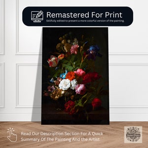 Rachel Ruysch Vase with Flowers Poster IKEA Frame Fit (1700)