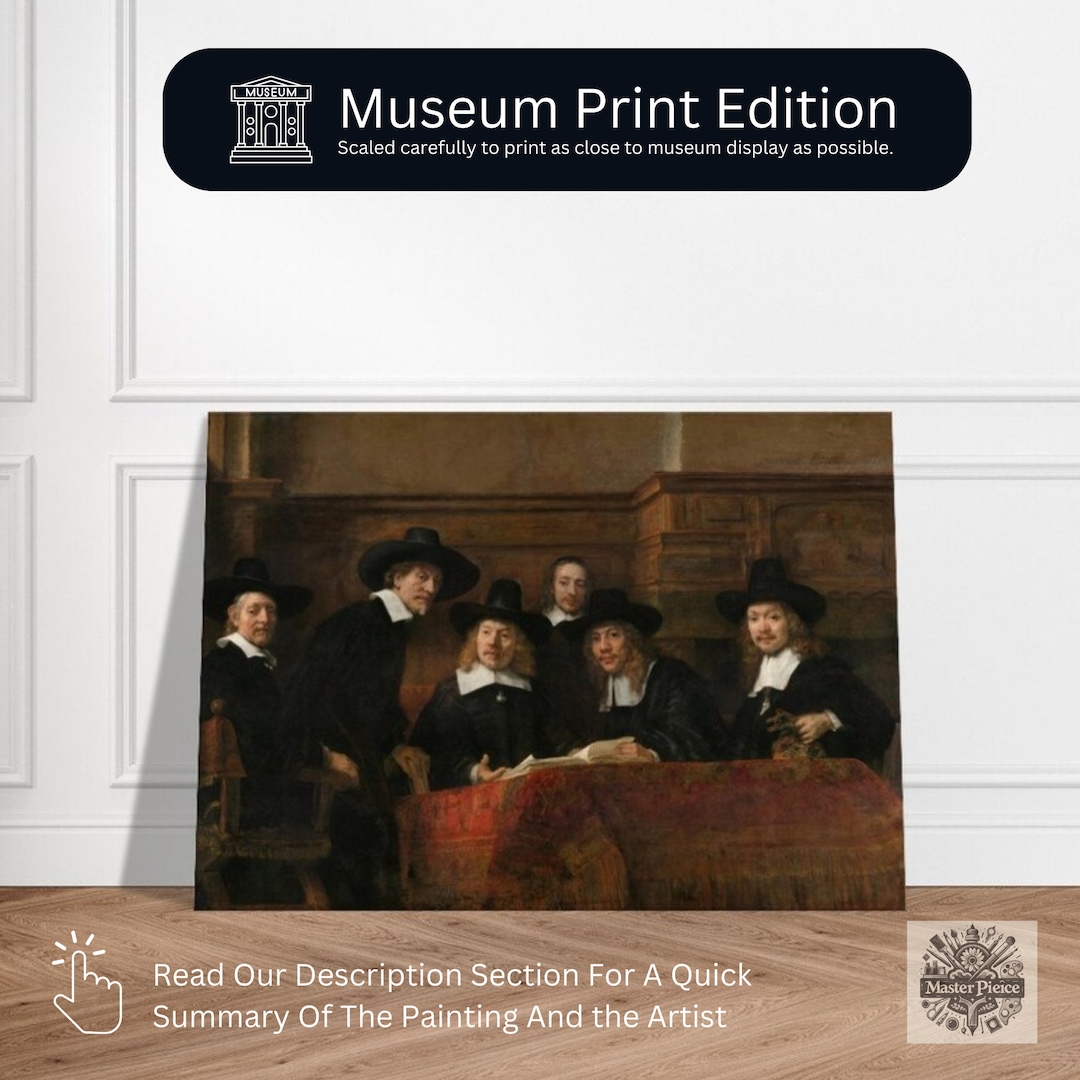 Rembrandt 1662 Syndics of the Drapers Guild Poster for IKEA Frame