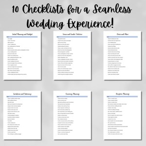 Wedding Planning Bundle, Wedding Planner&#39;s Dream Package, Wedding Checklists