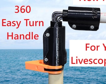 Easy Turn 360-handgreep voor je Livescope-paal - patent aangevraagd!!!