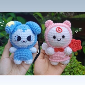 Paquete 2 en 1 SKZOO Tasy y Stay Angel Mascota del fandom KPOP Patrón de crochet amigurumi PDF