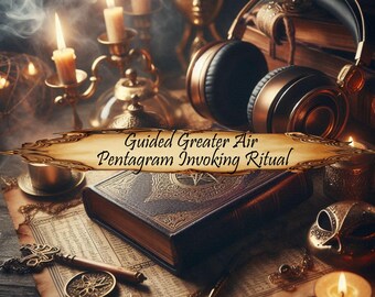 Air Pentagram Ritual Audio Guide: Solfeggio Tones, Practical Magic (Digital Download
