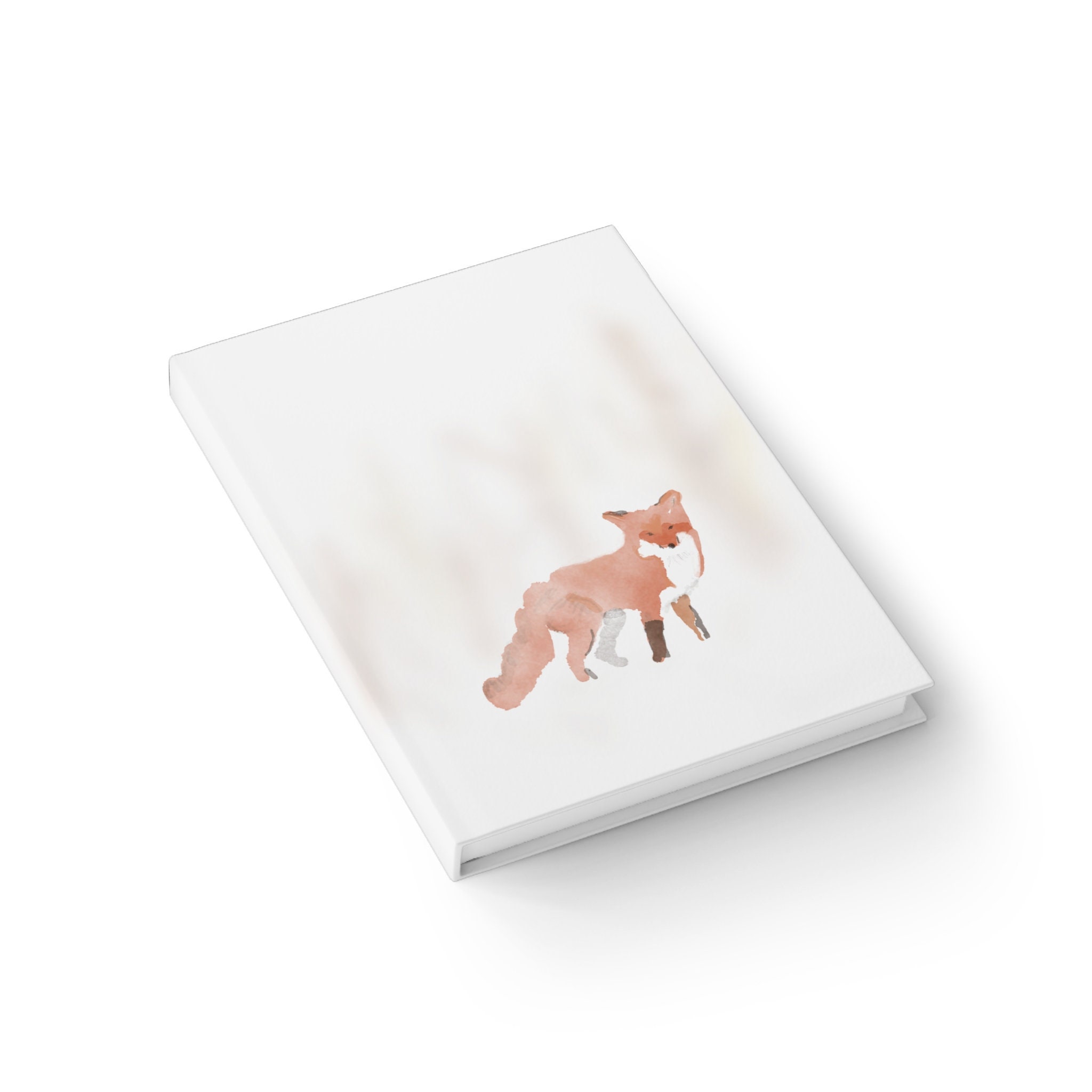 Hard Cover Journal Anime Notebook Ruled Animal Journal, Fox Guide Notebook  