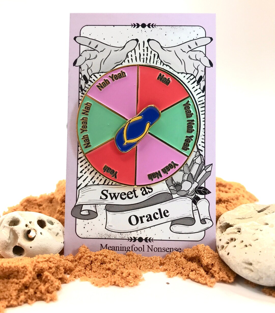 The Sweet as Oracle Pin - Etsy UK