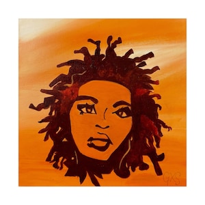 Soulful Reverie: Abstract Portrait of The Miseducation of Lauryn Hill