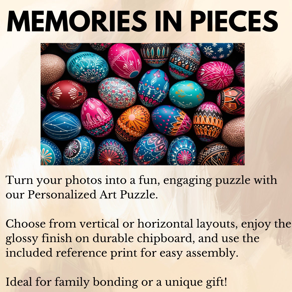 Unuzzible Easter Eggs Puzzle – 1000 Teile, Ca. 66x50 Cm, Fast Unmöglich, Oster-Motiv Mit Schokoladeneiern
