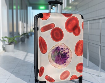 Doctoral Suitcase, Scientific, Blood Film, Biology Graduate, Hematology, Lab Sciences, Lab Tech, Retirement Gift,Gift for her/him