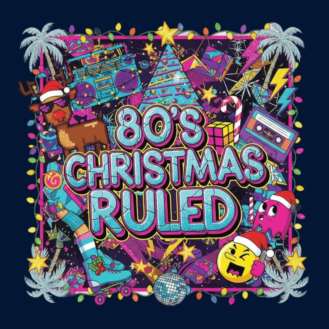 80's Style Throwback Christmas Download Image for T-shirt - Etsy