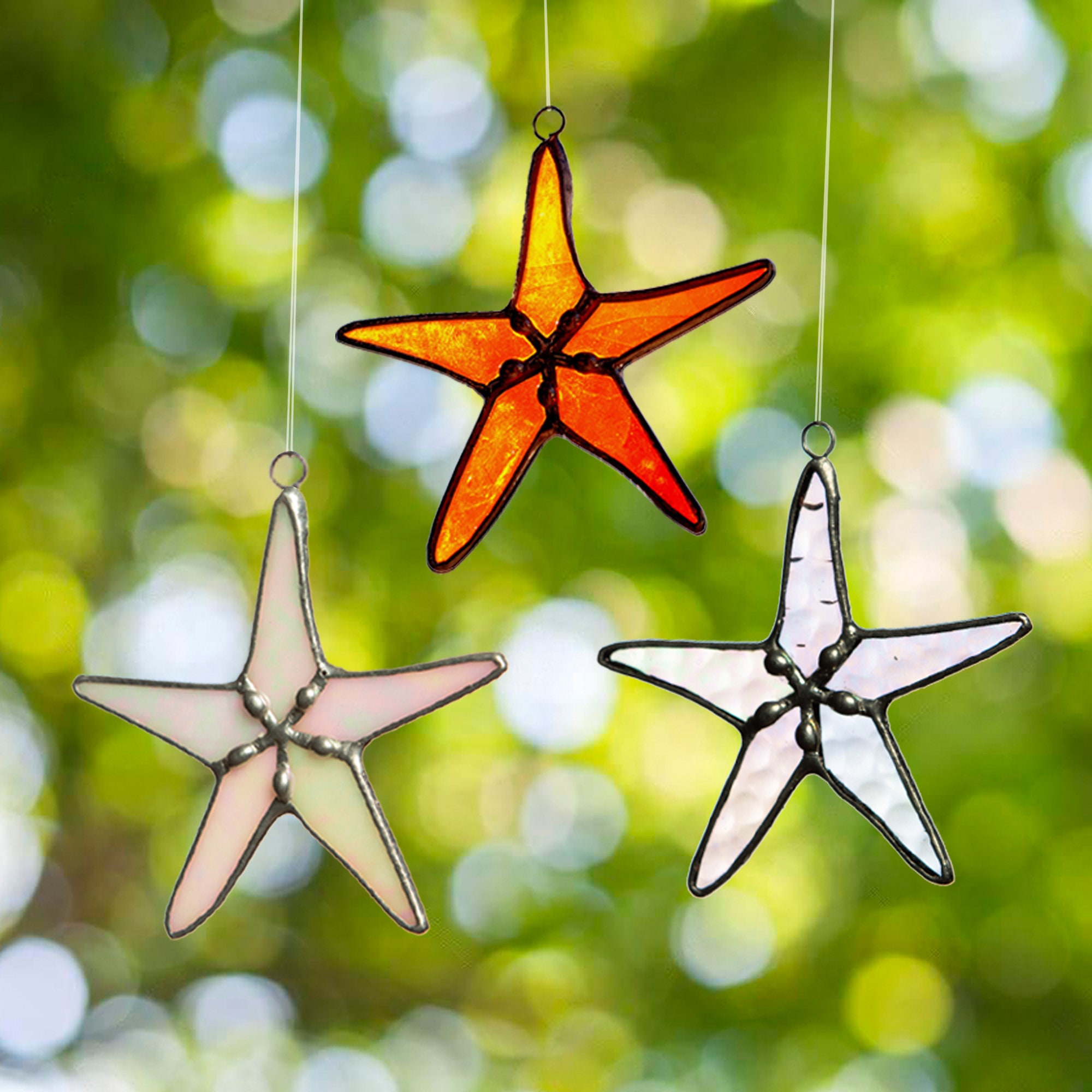 Buy Vibrant Coral Fish Blown Glass Christmas Ornament