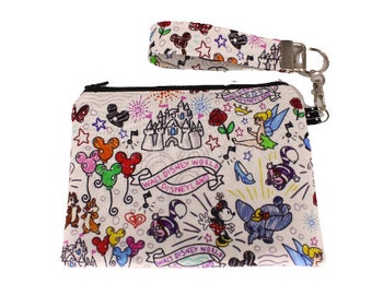 The Carly Wristlet Disney Sketch