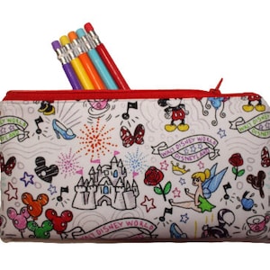 The Emily Pencil Pouch Disney Sketch