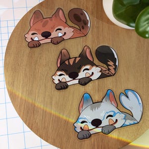 Chapaa doorzichtige vinyl gluren sticker l Palia geïnspireerde stickers l Palia-stickers l Chapaa-stickers l gaming-laptopstickers