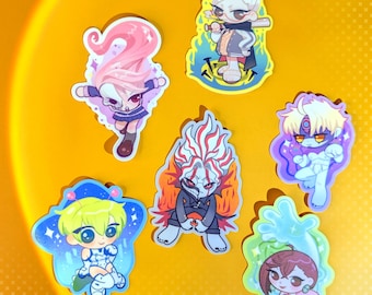 DDD Anime Vinyl Sticker: Water Resistant Laptop Decal