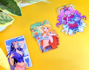 OP Bishoujo klare Vinyl-Aufkleber One Piece inspiriert Aufkleber
