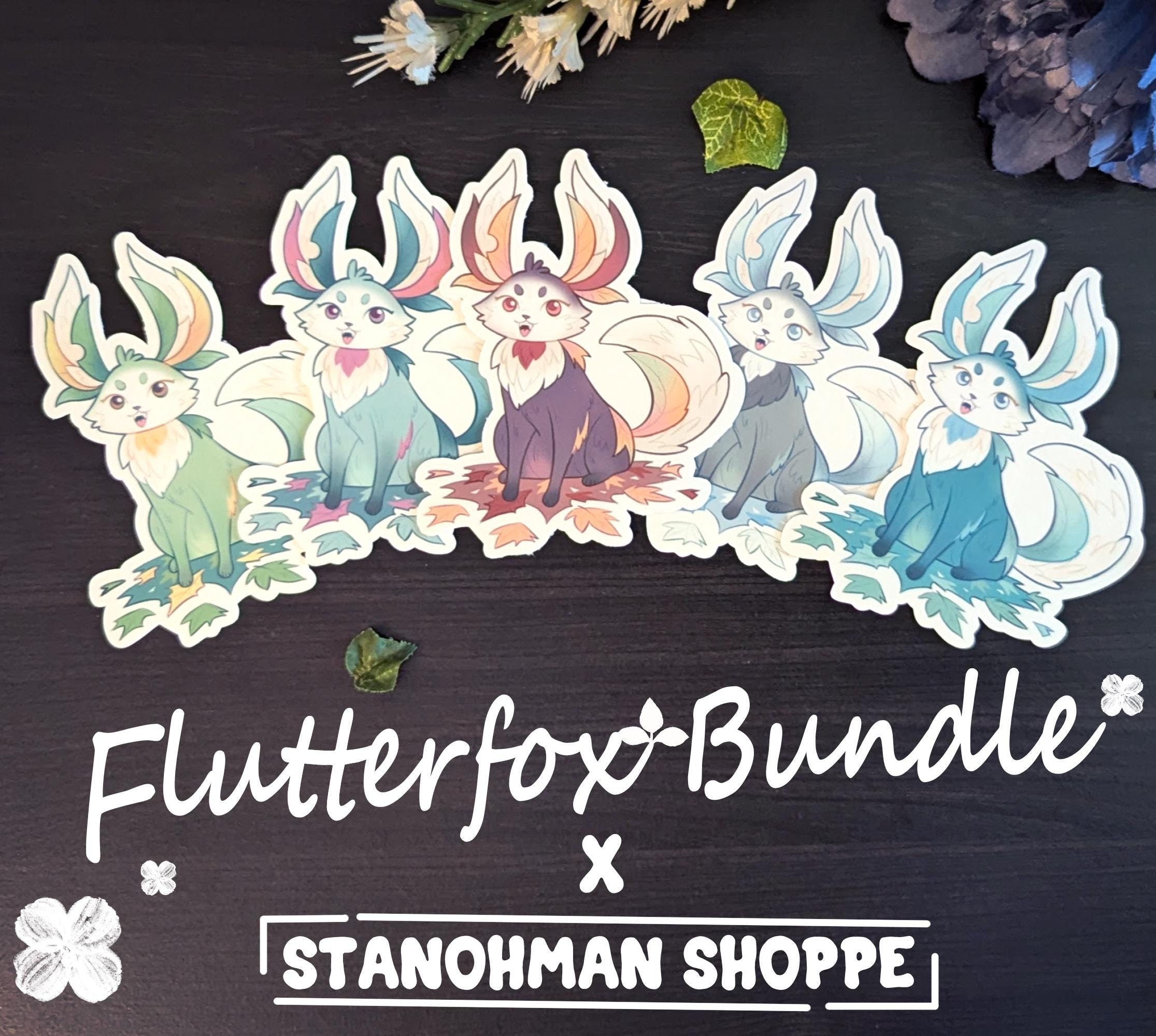 Flutterfox Vinyl Sticker: Palia Inspired Animal Stickers - Etsy