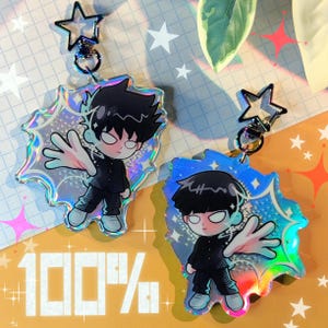 MP100 Holographic Acrylic Keychain l 100% Keychain