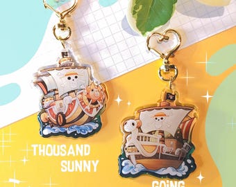 OP Ship Acrylic Keychain One Piece Inspired Ships