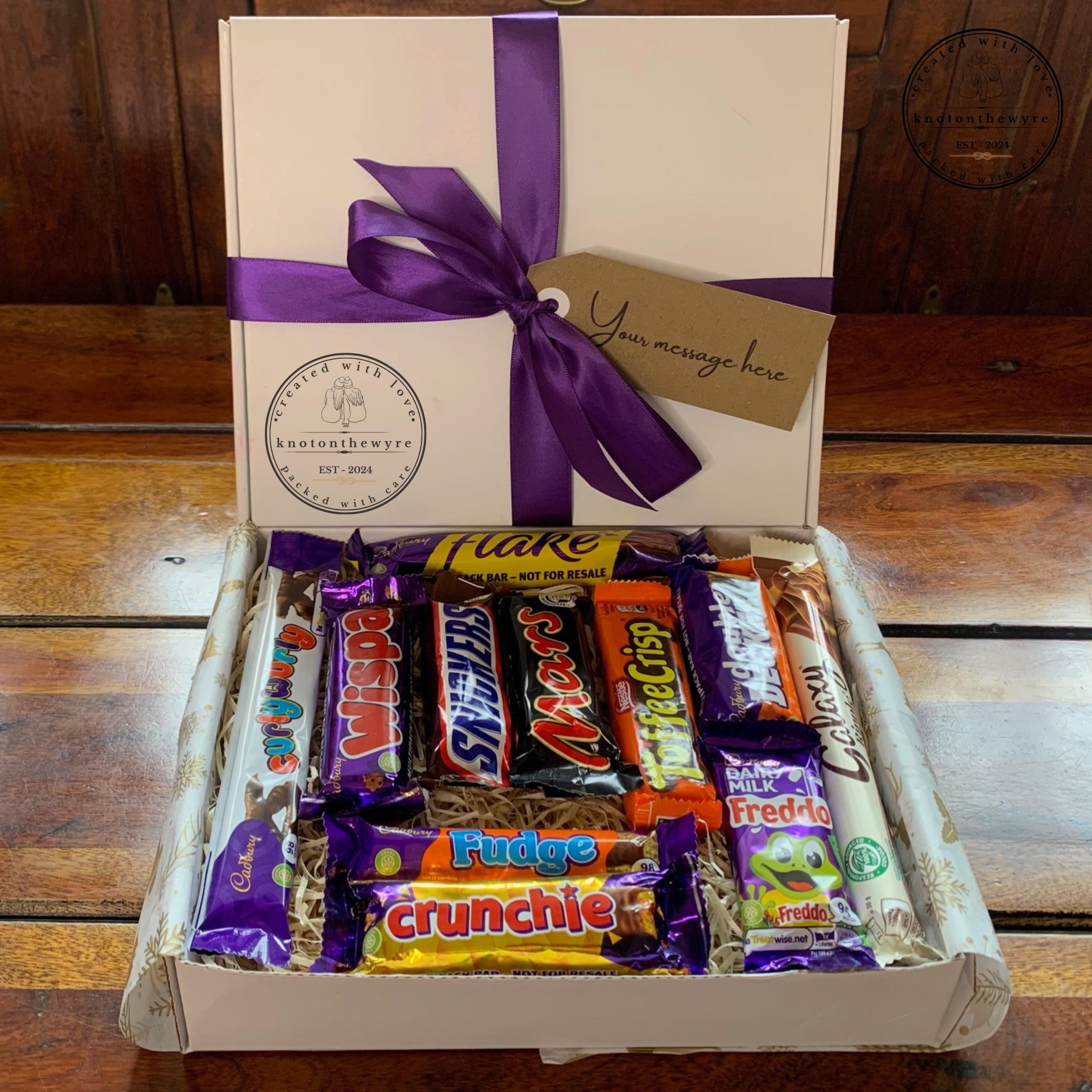 Cadbury Chocolate Bar Gift Hamper - selection box - gift box - any occasion - birthday - anniversary - Happy New Year - Fathers day - Easter