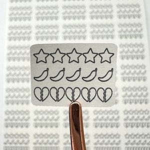 Blank Star, Spice, Angst Rating Stickers