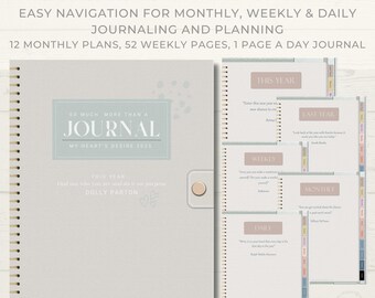 Digital Journal Digital Planner New Year Journal new year digital planner Digital diary new year 2025 new year daily planner