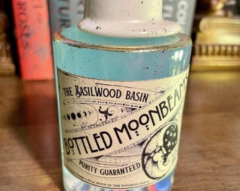 Bottled Moonbeams Potion | Glitter Sensory Bottle, Witchy Decor