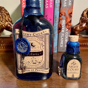 Velaris Night Court Potion Bottle | ACOTAR Bookish Decor