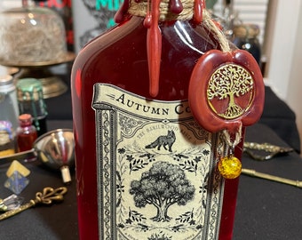 Autumn Court Potion Bottle | Bookish Gifts | Bookshelf Decor | ACOTAR | Decorative Potion | Fantasy Gifts | Bookworm Gifts | Sarah J Maas