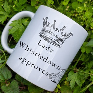 Bridgerton Ceramic Mugs Lady whistledown approves bridgerton merch spill the tea dearest gentle reader gifts mug for bridgerton lovers