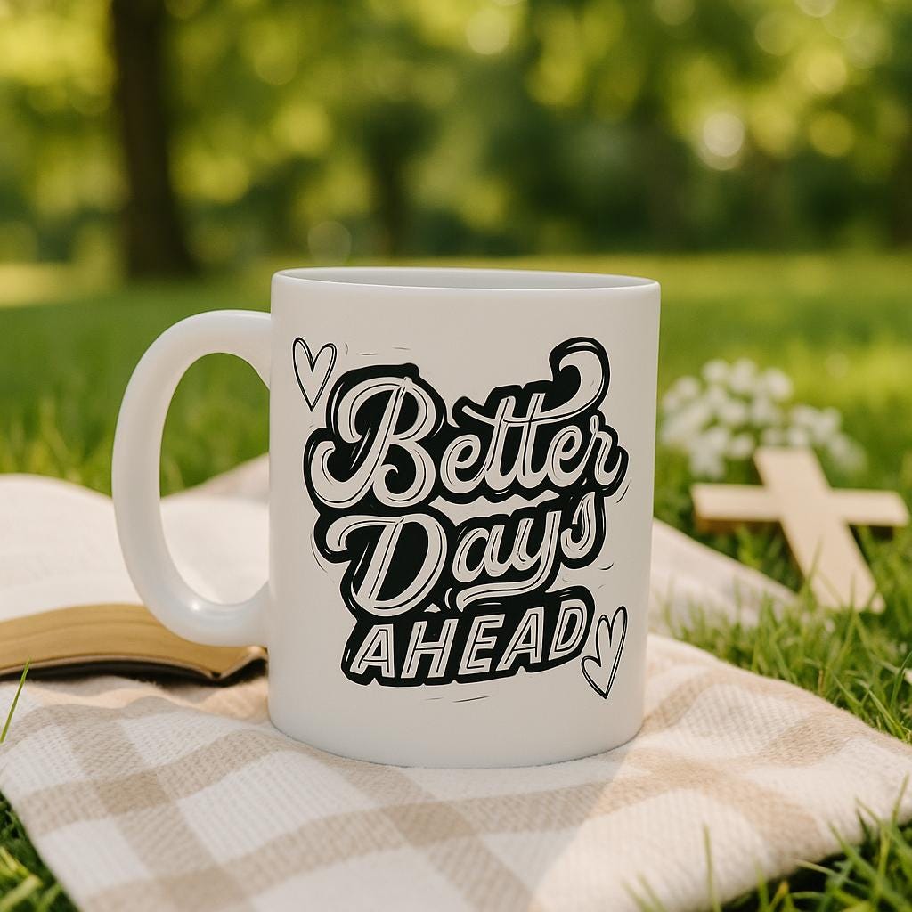 Better Days Ahead Coffee Mug: Mental Health Gift, Daily Affirmation - Etsy