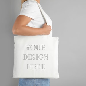 Boho Tote Bag Mockups Bundle: Natural Canvas (Digital Download)