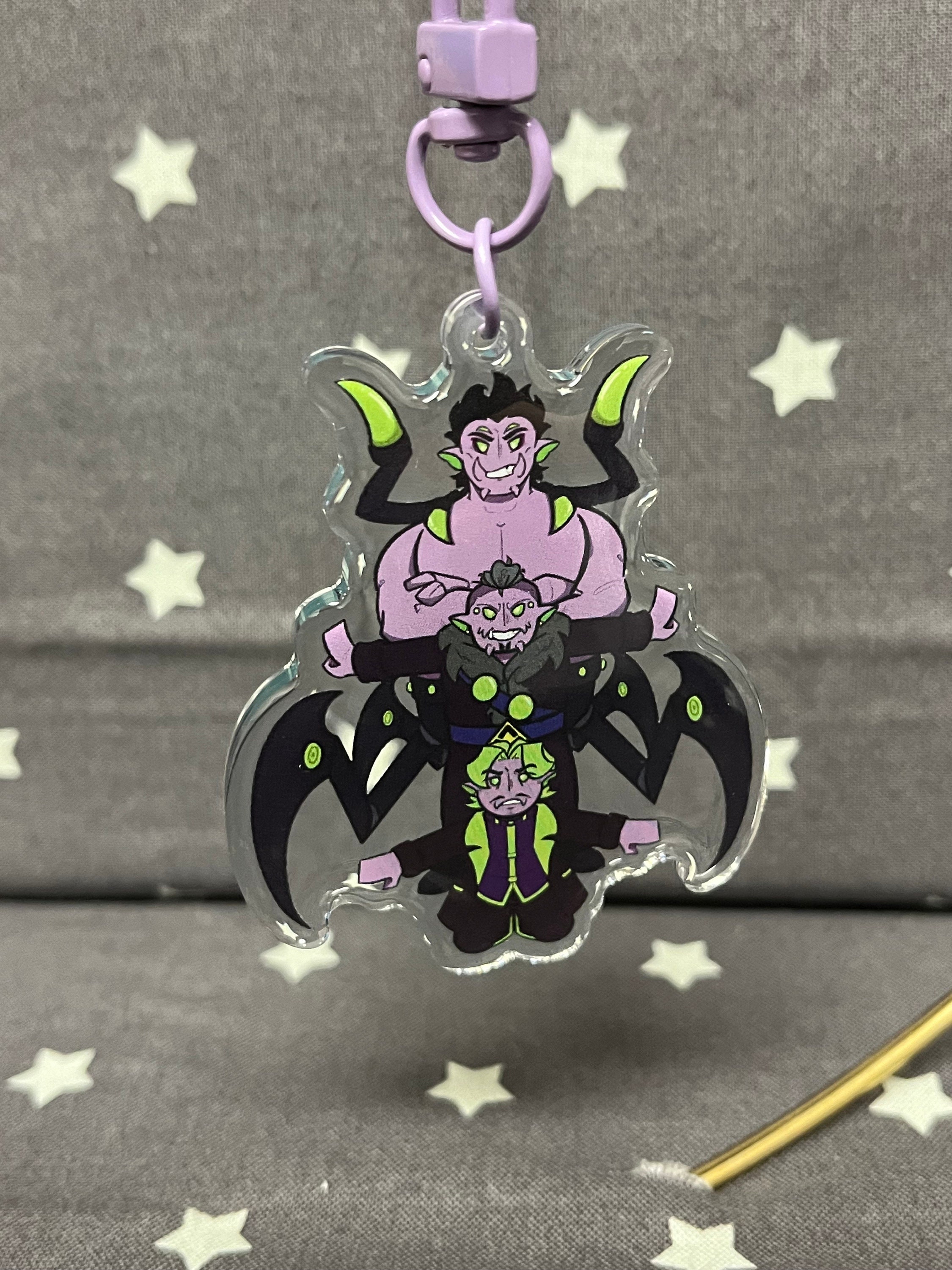 LEGO Monkie Kid Spider Henchmen Charms // LMK Syntax, Huntsman, Strong