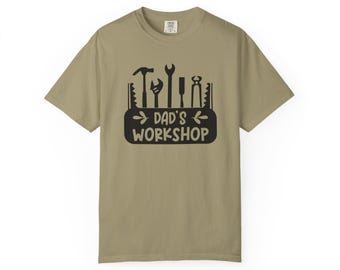 Dad's Workshop T-Shirt, Handyman Gift