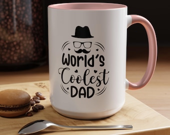 World's Coolest Dad Coffee Mug | Funny Father's Day Gift