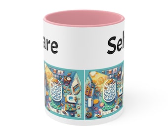 Affirmation Coffee Mug, Positive Self-Care Gift, Inspirational Ceramic Cup