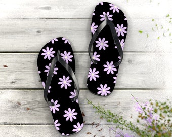 Flowery flip flops, sandles for women, lightweight shoes, outdoor shoes for women, flip flops for women, cute shoes