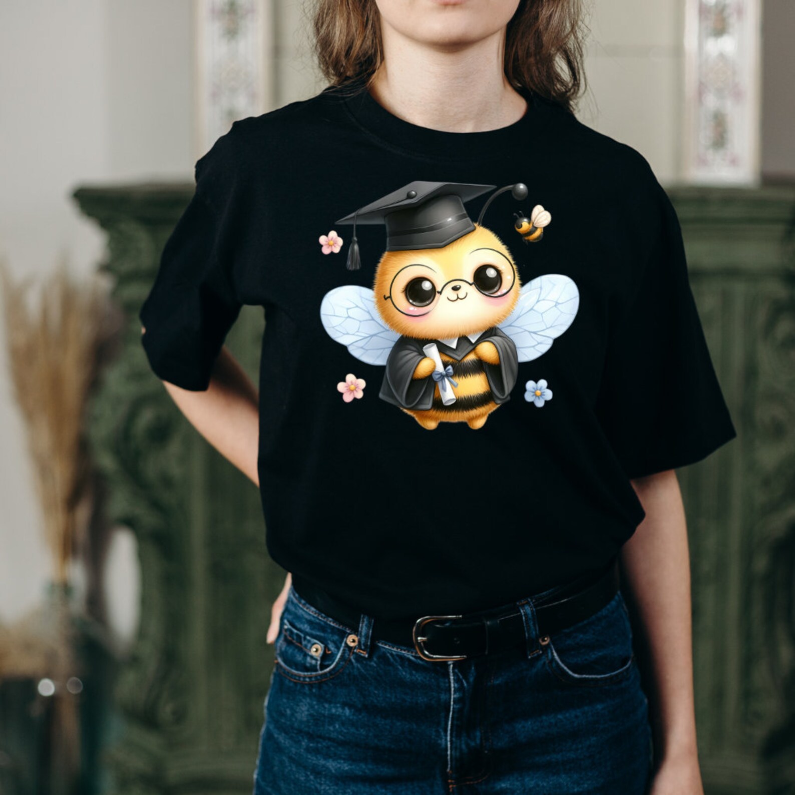 Bee Graduate a0287watercolor Clip Art ,digital Download,printable ...