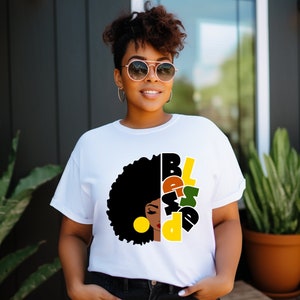 Blessed Black Woman, Melanin Graphic Tee, Black History Month, Black Girl Magic Tshirt