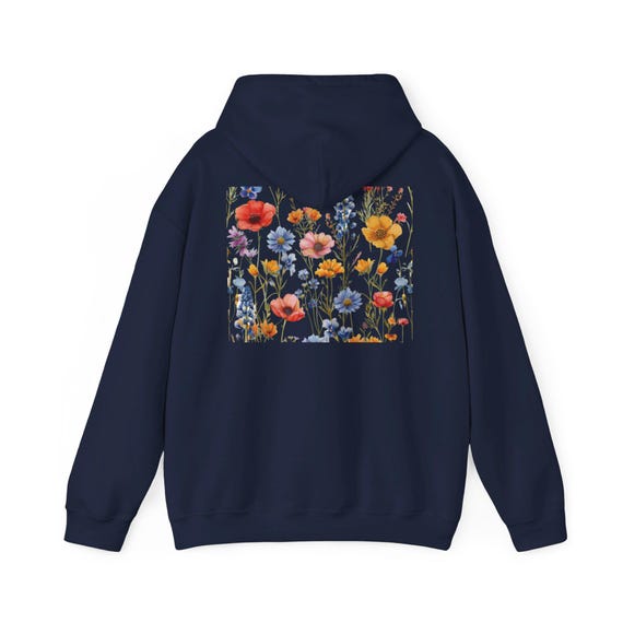 Girls floral hoodie hotsell
