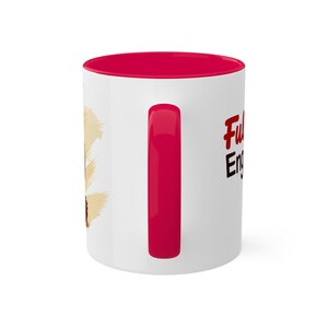 Tazza Full Stack Engineer - Tazza in ceramica da 11 once con pila di pancake a tema codice - Tazza da caffè per sviluppatori in rosso o nero - Regalo per programmatori immagine 2