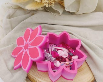 3D-Druck Datei inkl. Gewerbelizenz - STL- Geschenkebox Blume