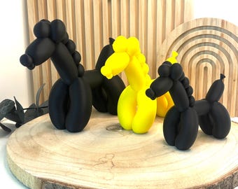 3D printing file including commercial license - STL balloon horses