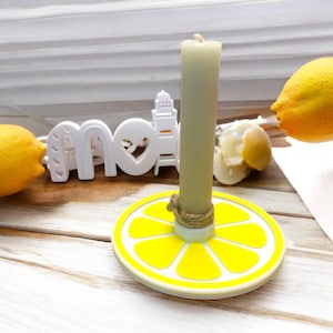3D printing file including commercial license - STL - Bambustudio - Lemon candle holder