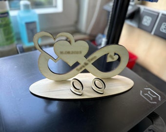 Wedding laser file, infinity wedding, laser cut, money gift love, digital download